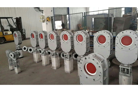 ceramic double gate valve