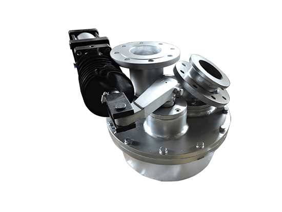 Pneumatic Three-way Changeover  Diverter Valve 01