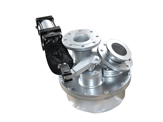 Pneumatic Three-way Changeover  Diverter Valve 04
