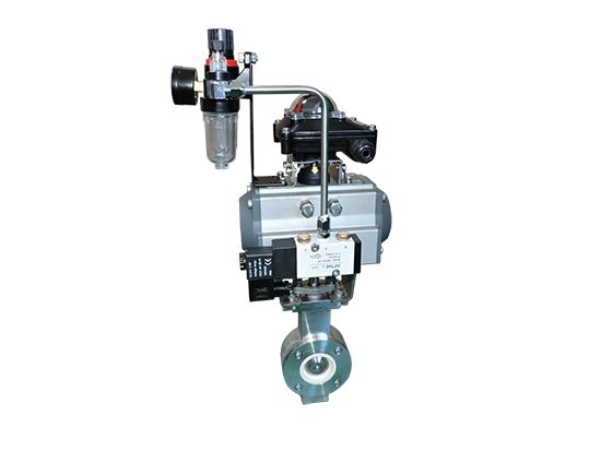 Pneumatic Ceramic Butterfly Valve