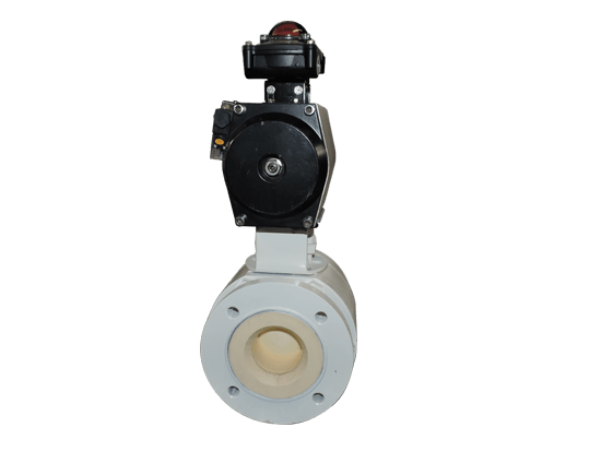 Electric Ceramic Lined O Type Ball Valve