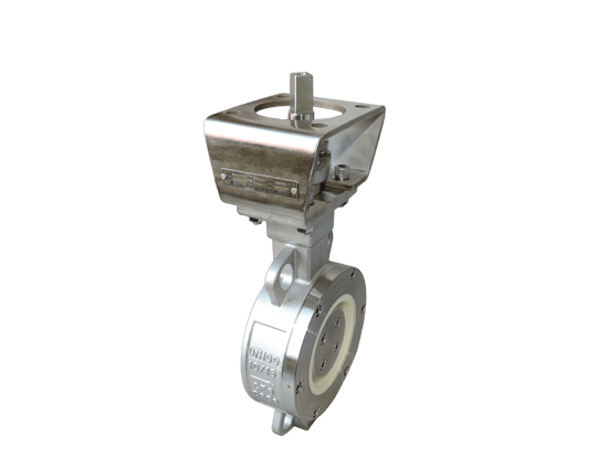 Manual wafer type Ceramic Butterfly Valve