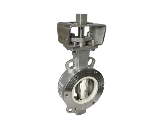 Pneumatic Wafer type Ceramic Butterfly Valve