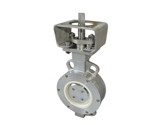 Wafer type Ceramic Butterfly Valve