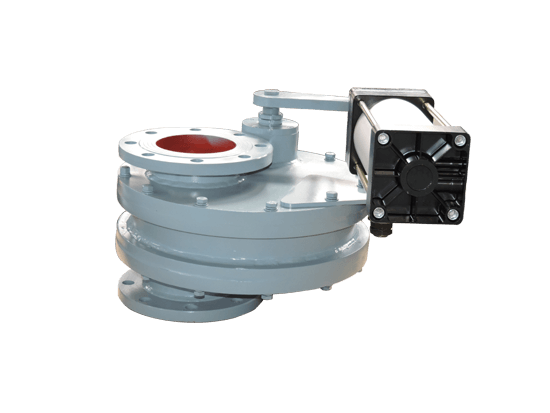  Ceramic Rotary Double Disc Gate Valve