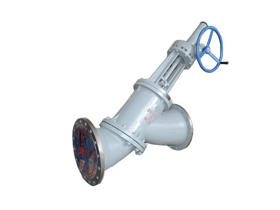 Y type slurry globe valve