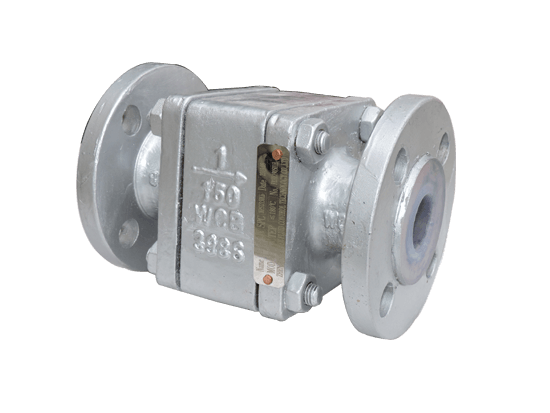 Fluorine Lined Ball Check Valve 