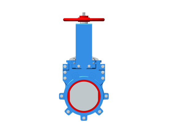 Polyurethane Lined Knife Gate Valve 02