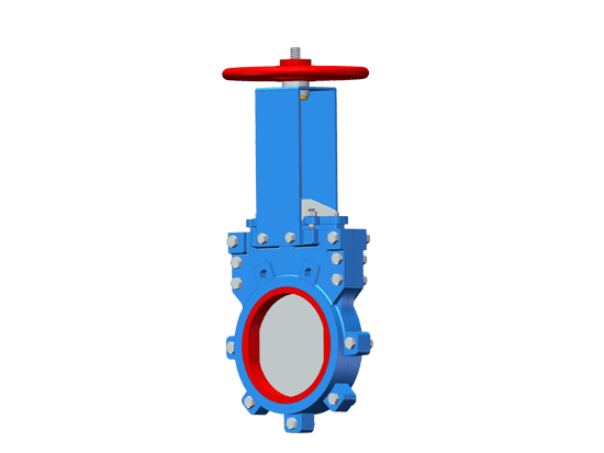 Polyurethane Lined Knife Gate Valve 03