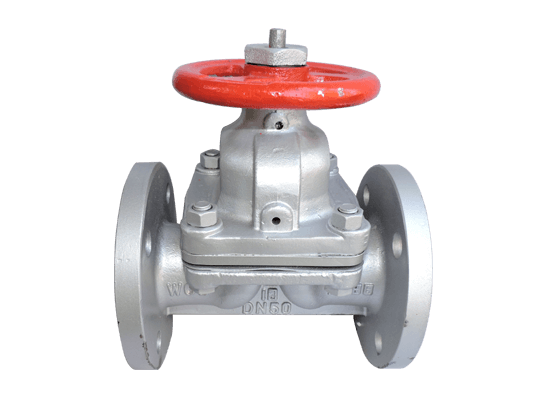 Fluorine Lined Diaphragm Valve