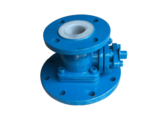 Fluorine Lined Ball Type discharging Valve