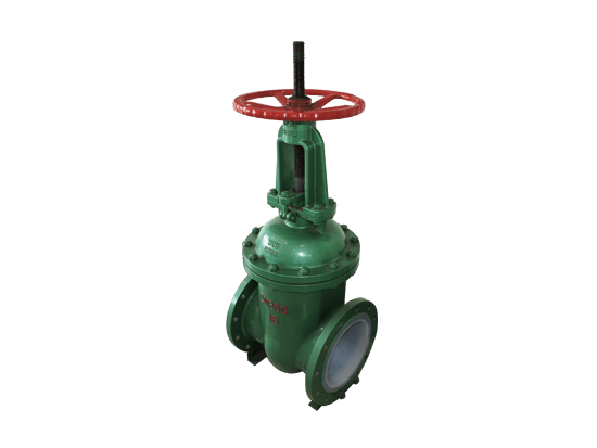 Fluorine lined gate valve 01