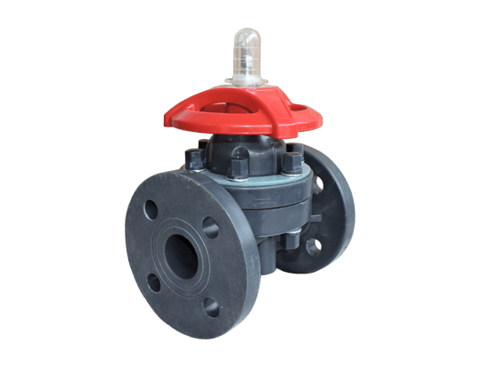 Manual Plastic Flange End Diaphragm Valve 01