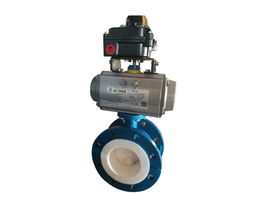 Fluorine Lined Butterfly Valve