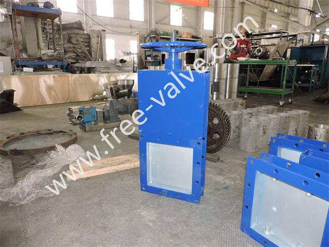 Manual operation Square Type Slide Gate Valve