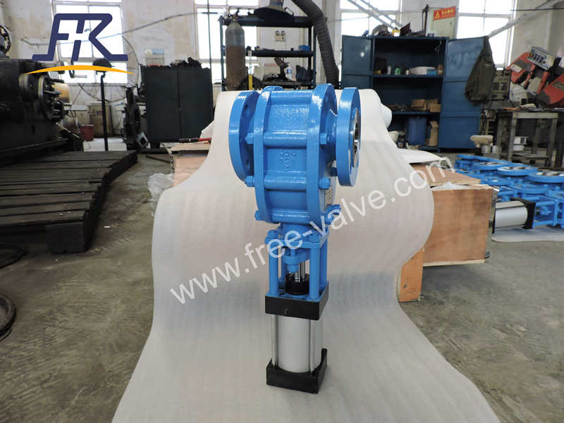 Pneumatic Ceramic Double Disc Gate Valve