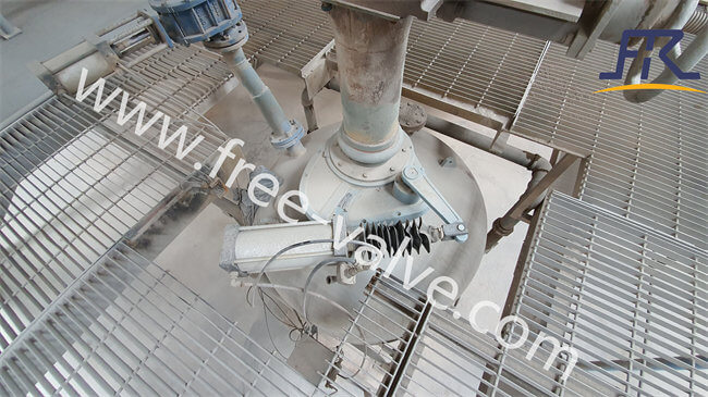 pneumatic ceramic swing disc gate valve application