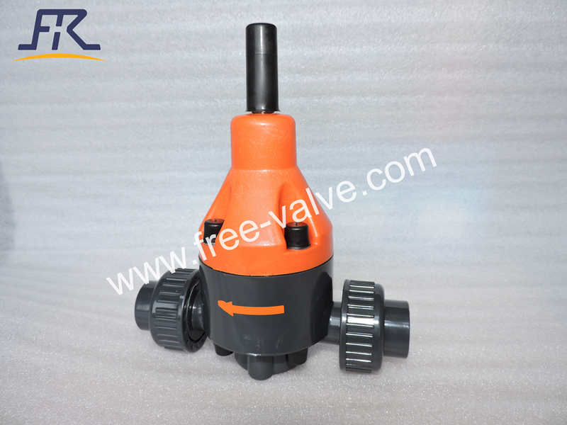 UPVC back pressure safe relief valve