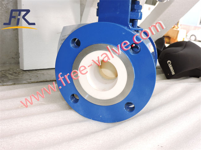 A105 Body Flange Type Ceramic Lined Ball Valve