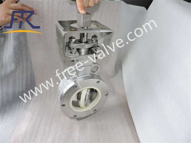 Adjusting Anti-abrasive wafer type ceramic butterfly valve
