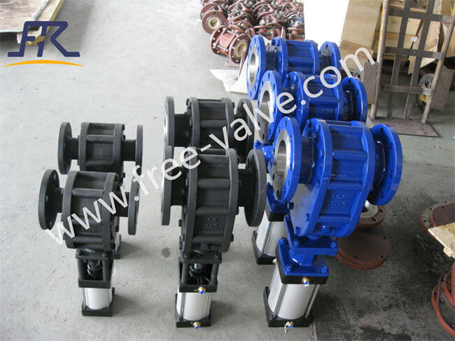 Ceramic Double Disc Gate Valve with Blow-Sweep Hole