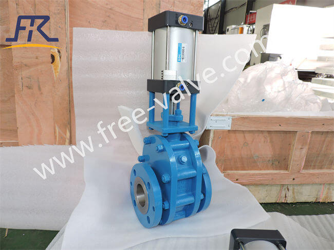 Ceramic Double Disc Gate Valve with Blow-Sweep Hole