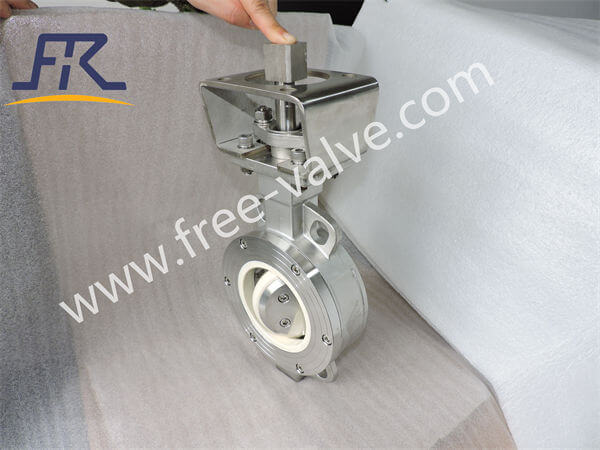 Manual Wafer type Ceramic Butterfly Valve