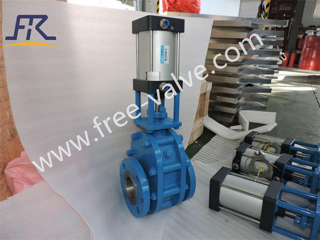 Fly Ash Pneumatic Conveying Ceramic Double Disc Gate Valve