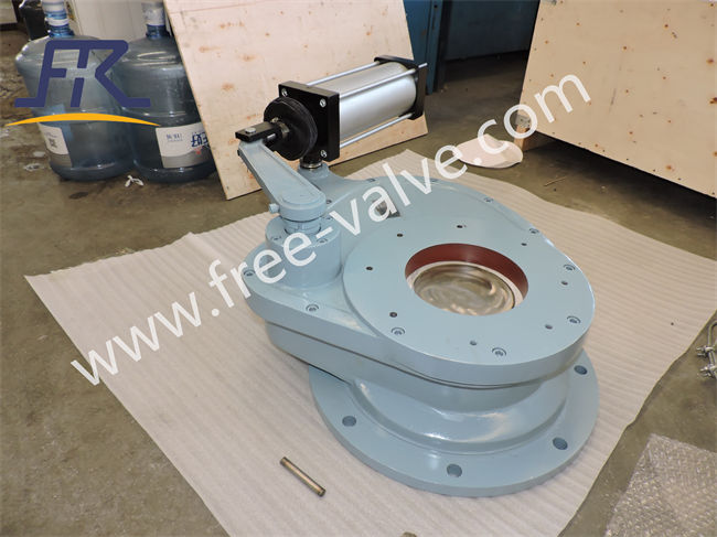 Fly Ash Pneumatic Conveying Ceramic Swing Disc Feeding Gate Valve