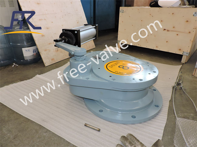 Fly Ash Pneumatic Conveying Ceramic Swing Disc Feeding Gate Valve