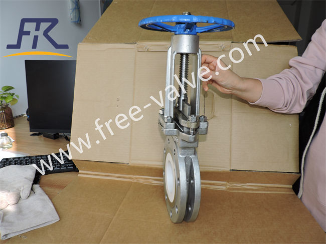 Fly Ash System Stainless Steel Body Ceramic Knife Gate Valves