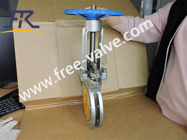 Fly Ash System Stainless Steel Body Ceramic Knife Gate Valves