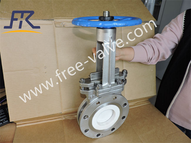 High Quality Coastal Power Plants Stainless Steel CF8 Body Ceramic Knife Gate Valves