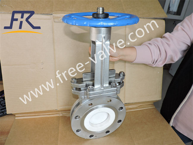 High Quality Stainless Steel Body Ceramic Knife Gate Valves for Corrosive Particle