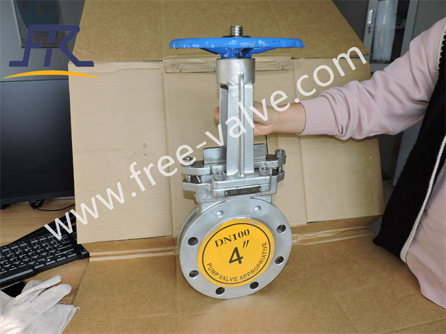High Quality Stainless Steel Body Ceramic Knife Gate Valves for Corrosive Particle