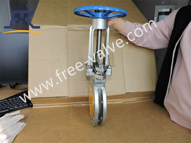 High Quality Stainless Steel Body Ceramic Knife Gate Valves for Corrosive Particle