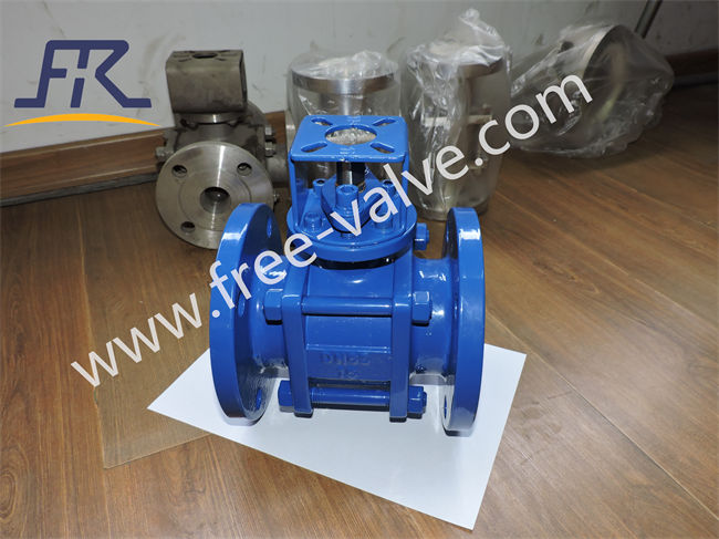 High quality WCB Body  Ceramic Abrasion Resistant Flange Ball Valve