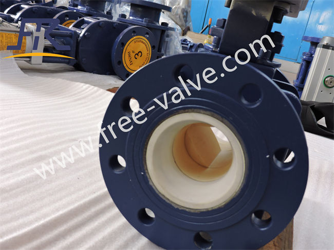 Lever Operated Carbon Steel Flange End Ceramic Ball Valve
