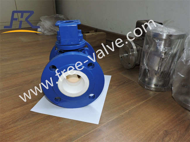 Lever Operated Carbon Steel Flange End Ceramic Ball Valve