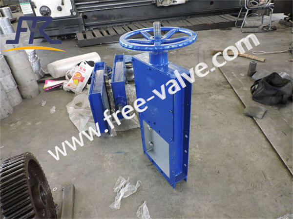 Manual Carbon Steel slide Gate Valve for Discharging