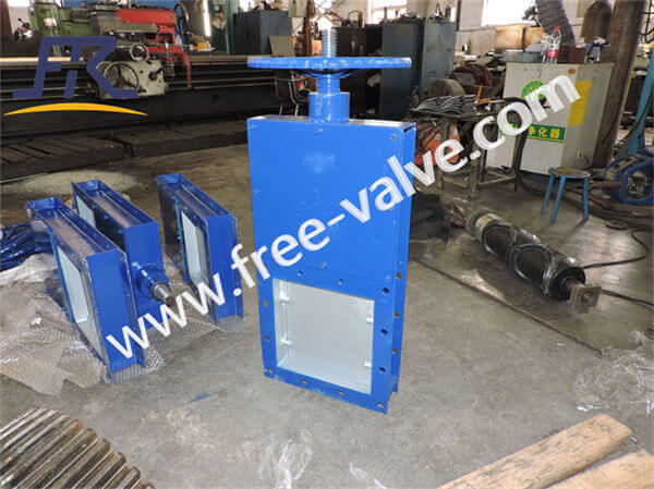 Manual Carbon Steel slide Gate Valve for Discharging