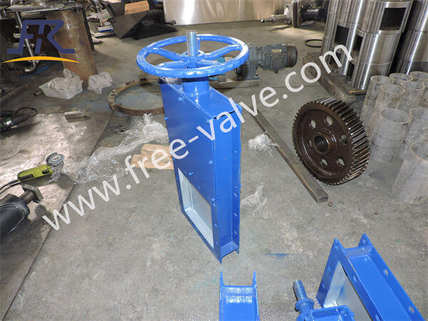 Manual Operation Square Slide Knife Gate Valve for Industrial System