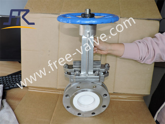 Manual operation Ceramic Knife Gate Valve for Coal Washing Plant