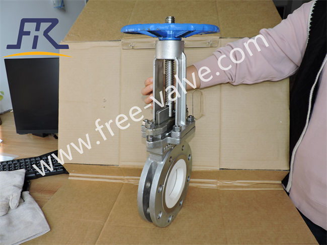 Manual operation Ceramic Knife Gate Valve for Coal Washing Plant