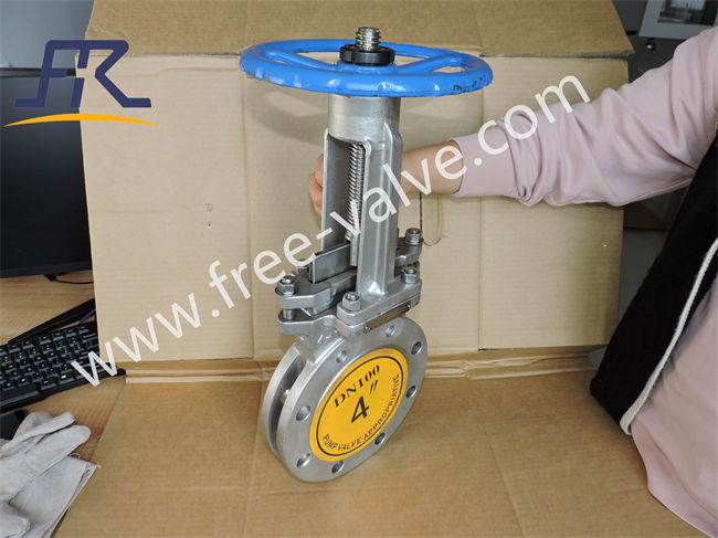 Manual operation Ceramic Knife Gate Valve for Coal Washing Plant