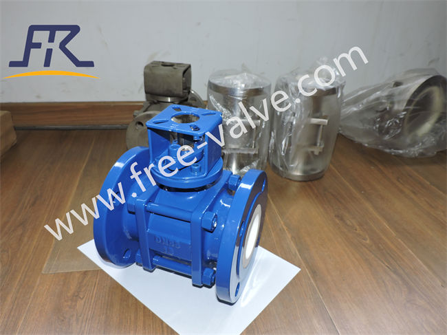 Pneumatic Actuator Flange Type V Port Control Type Ceramic ball Valves