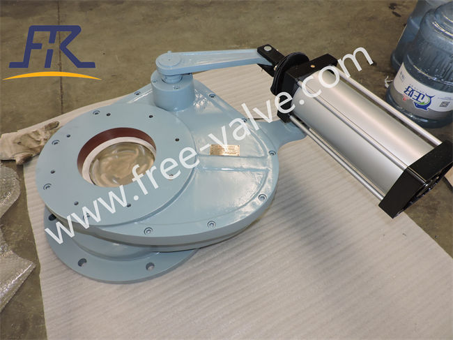 Pneumatic Anti wear Ceramic Lined Rotary Disc Discharge Ash Gate Valve