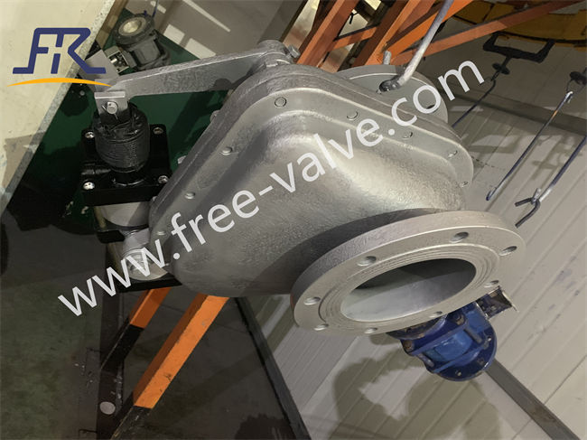 Pneumatic Anti wear Ceramic Rotary Gate Valve