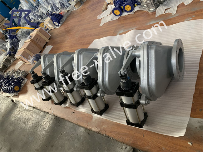 Pneumatic Anti wear Ceramic Rotary Gate Valve