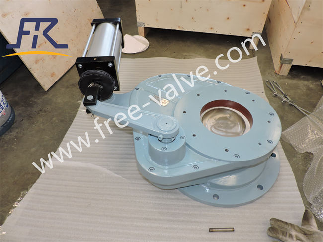 Pneumatic Anti wear Swing Ceramic Feed Gate Valve